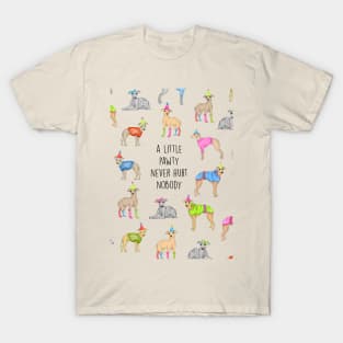 A LITTLE PAWTY NEVER HURT NOBODY T-Shirt